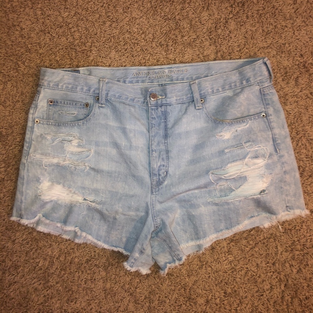 American eagle hi-rise festival shorts